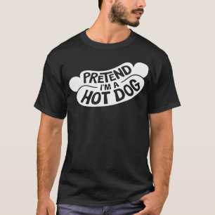 T-shirt Costumes d'Halloween pour adultes Prétendre que je