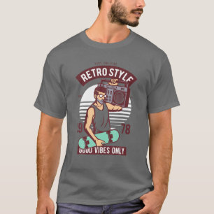 T-shirt Costumes esthétiques rétro - Les années 70 Ann