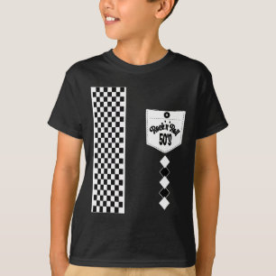 T-shirt Costumes Rockabilly Bowling Sock Hop 50s Greaser R