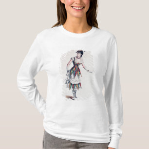 T-shirt Costumez la conception pour un harlequin féminin,