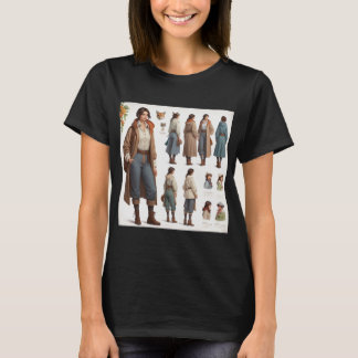 T-shirt Cosy Rural Life Art | Whimsical & Charming