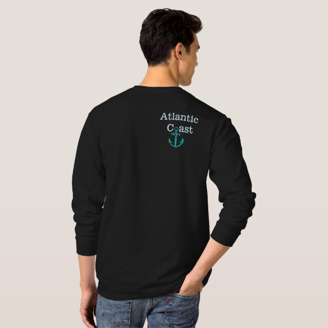 T-shirt Côte Atlantique Nouvelle-Écosse ancre Le Canada ai (Dos entier)