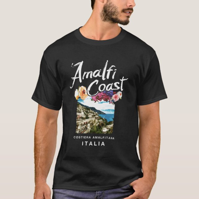 T-shirt Côte d'Amalfi Italie (Devant)
