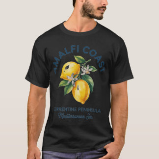 T-shirt Côte d'Amalfi Italie Sorrente Capri Citrons
