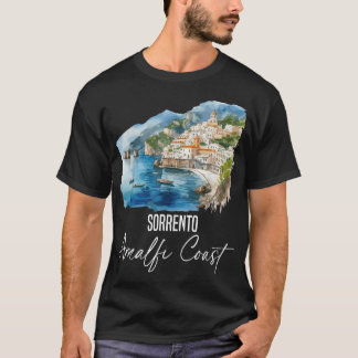 T-shirt Côte d'Amalfi Italie Vacances d'été Positano