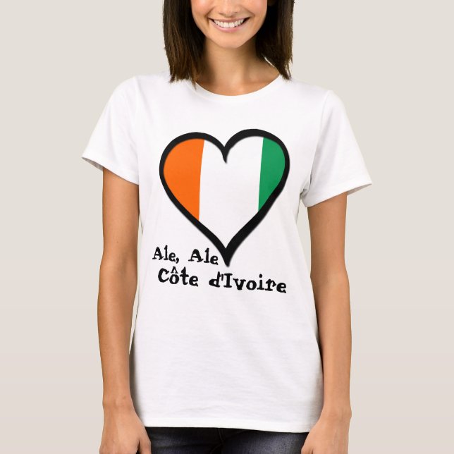 T-shirt Côte d'Ivoire (Devant)