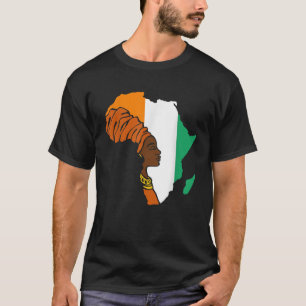 T-shirt Côte d'Ivoire C te d Ivoire Drapeau du patrimoine