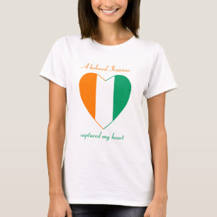 T-shirt Cote d'Ivoire: T-shirt, le joyau du drapeau