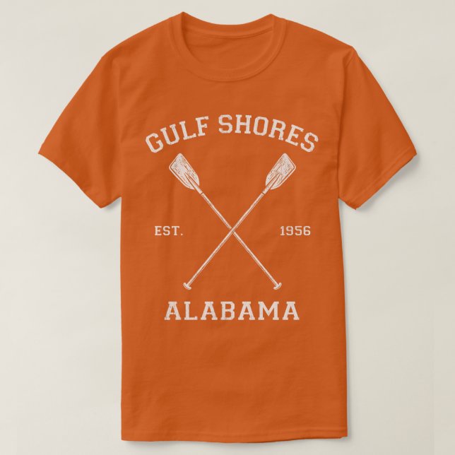 T-shirt Côte du Golfe Alabama (Design devant)