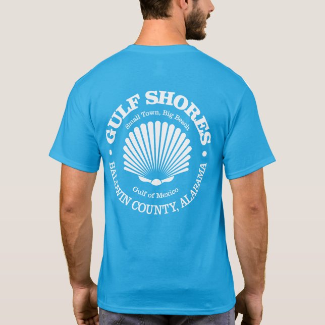 T-shirt Côte du Golfe (coquillage) (Dos)