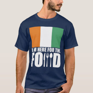 T-shirt Cote Dvoire souvenir nourriture voyage rétro