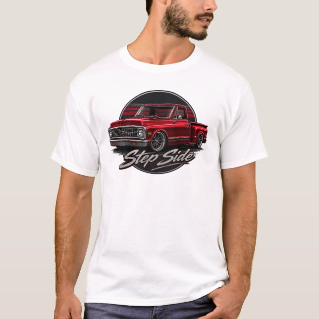 T-SHIRT CÔTÉ MARCHE - ROUGE (Devant)