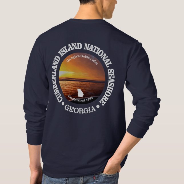 T-shirt Côte nationale de l'île Cumberland (Dos)