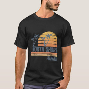 T-shirt Côte Nord d'Oahu Hawaï Souvenir Surf Hawaïen