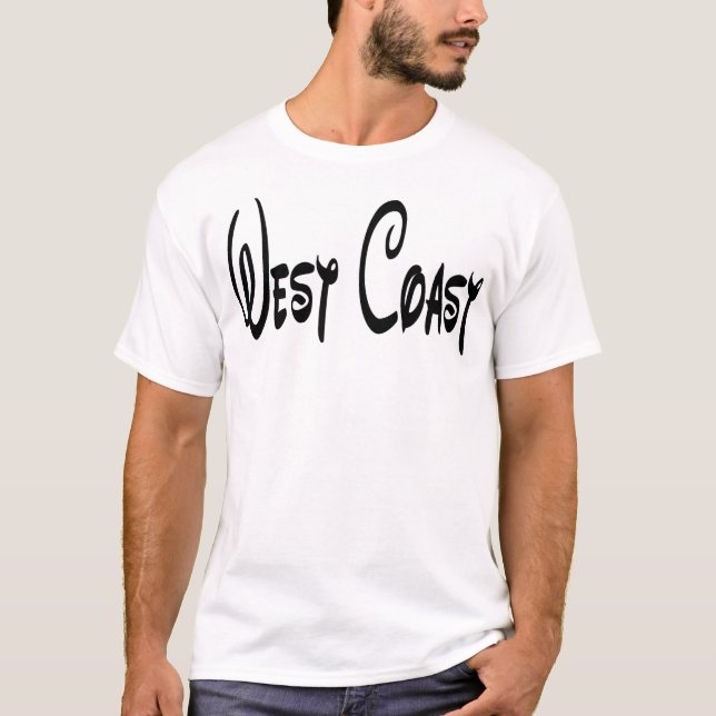 T-shirt Côte ouest  (Devant)