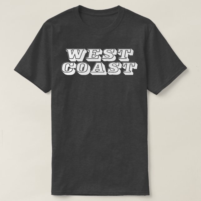 T-shirt Côte Ouest 90s Hip hop Fan Design 1 (Design devant)