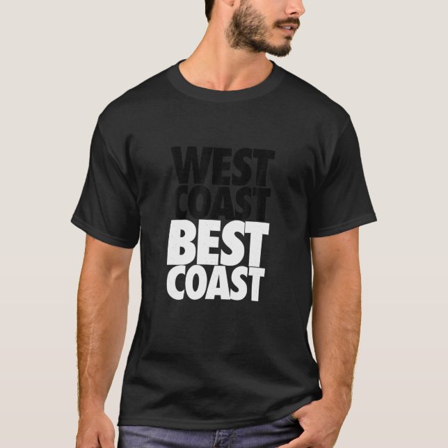 T-shirt Côte Ouest Best Coast Shirt (Devant)