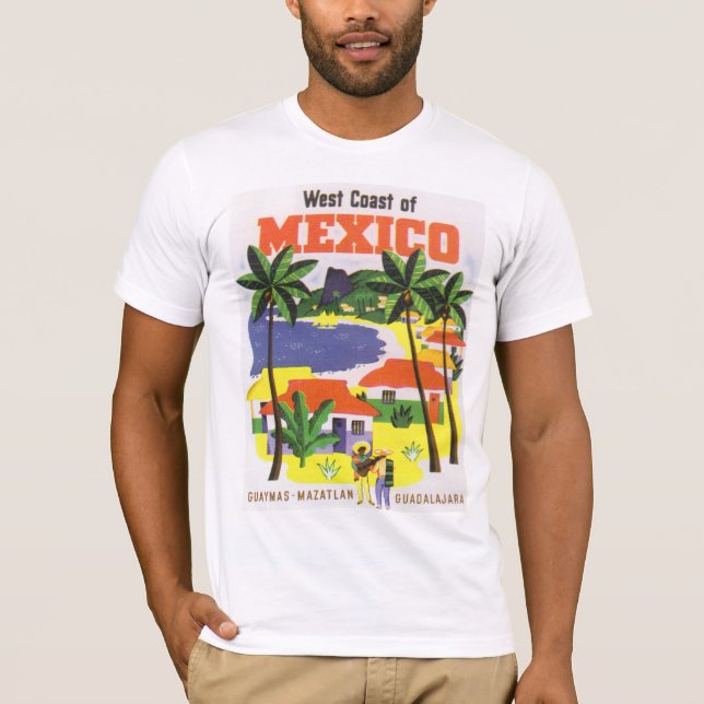 T-shirt Côte Ouest du Mexique (Devant)