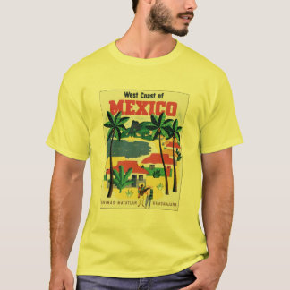 T-shirt Côte Ouest du Mexique Guaymas, Mazatlan, Guadalaja