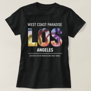 T-shirt Côte Ouest, Los Angeles Californie, Los Angeles