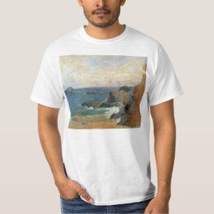 T-shirt Côte rocheuse par Paul Gauguin, Impressionnisme Vi