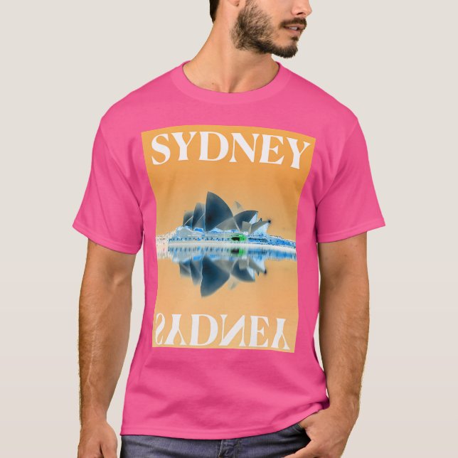 T-shirt Coto7 Sydney Opéra ultraviolet (Devant)