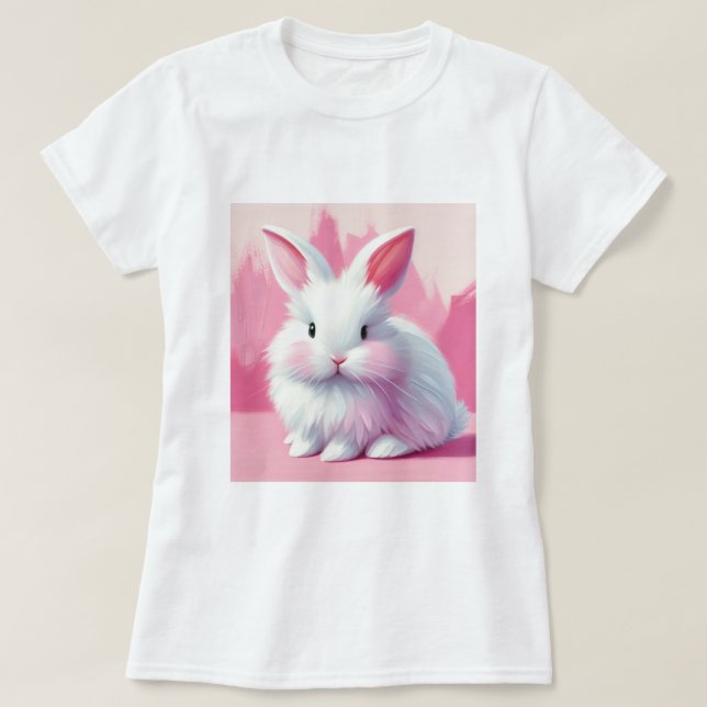 T-shirt Coton Candy Bunny (Design devant)