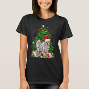 T-shirt Coton De Tulear Arbre de Noël Light Pyjama Chien X