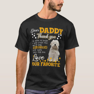 T-shirt Coton De Tulear Cher Papa Merci D'Être Mon