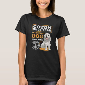T-shirt Coton De Tulear Coolest Dog Dog Propriétaire Coton