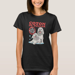 T-shirt Coton De Tulear Coolest Dog Dog Propriétaire Coton