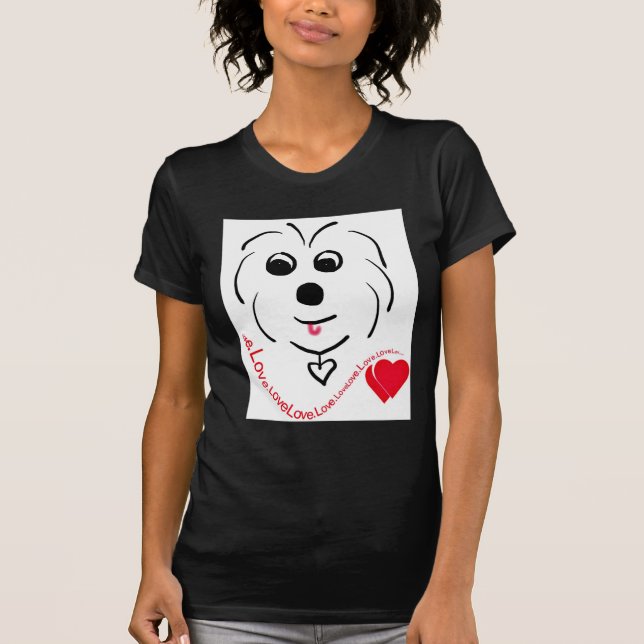 T-shirt Coton de Tulear Love (Devant)