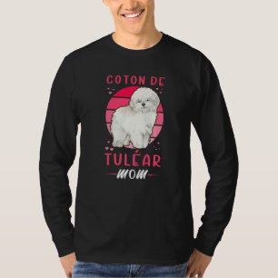T-shirt Coton De Tulear Maman Propriétaire De Chien Coton