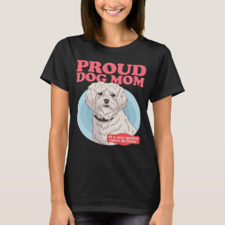 T-shirt Coton De Tulears Chien Maman D'Un Coton De Tul Gâc
