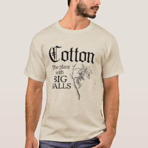 T-SHIRT COTON : LE PLANTE AVEC DE GRANDES BALLES