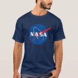 T-shirt Coton Lourd Iconique NASA (bleu ciel noctu<br><div class="desc">AVIS IMPORTANT : Insignes et identificateurs de la NASA fournis et utilisés avec la permission de la NASA.</div>