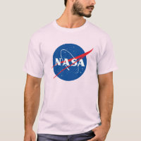 T-shirt Coton Lourd Iconique NASA (Horizon Rose)