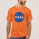 T-shirt Coton Lourd Iconique NASA (Lancer Orange)<br><div class="desc">AVIS IMPORTANT : Insignes et identificateurs de la NASA fournis et utilisés avec la permission de la NASA.</div>