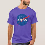 T-shirt Coton Lourd Iconique NASA (Nebula Purple)<br><div class="desc">AVIS IMPORTANT : Insignes et identificateurs de la NASA fournis et utilisés avec la permission de la NASA.</div>