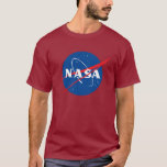 T-shirt Coton Lourd Iconique NASA (rouge Mars)<br><div class="desc">AVIS IMPORTANT : Insignes et identificateurs de la NASA fournis et utilisés avec la permission de la NASA.</div>