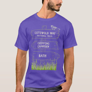 T-shirt Cotswold Way National Trail Bria UK Distance Walk