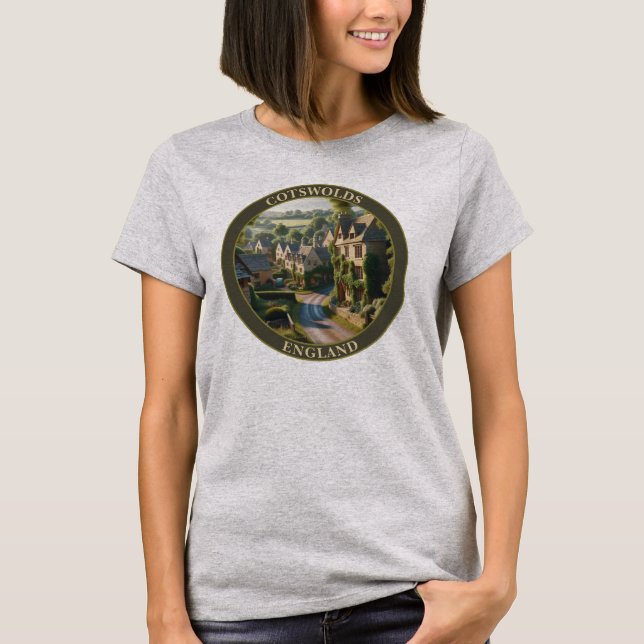 T-shirt Cotswolds Angleterre Royaume Uni (Devant)