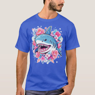 T-shirt Cottacecore Goth Mens Femme Enfants Funny Shark