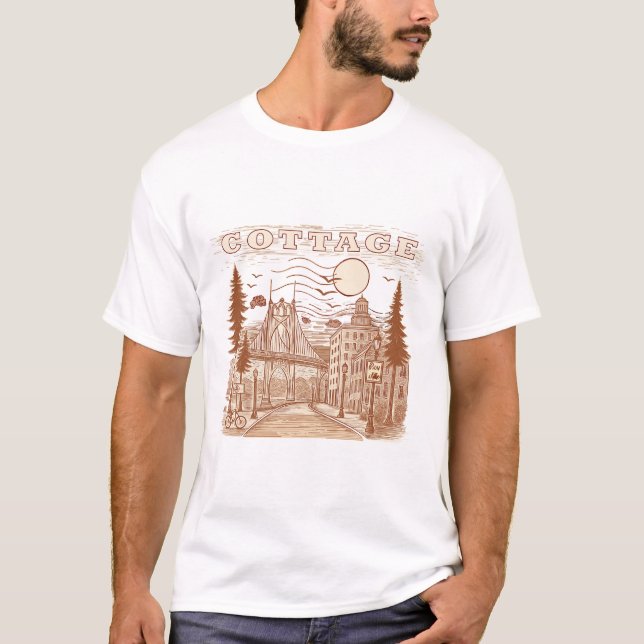 T-shirt cottage (Devant)