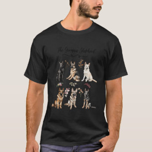 T-shirt Cottage allemand Cottage Core Aquarelle