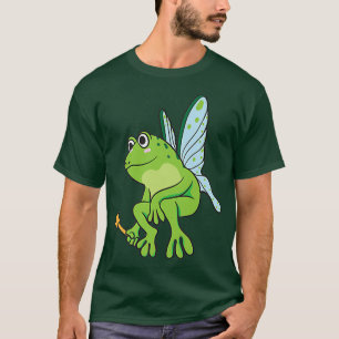 T-shirt Cottagecore Aesthétique Grenouille Fée Goblincore 