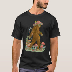 T-shirt Cottagecore Bigfoot Frog Sasquatatch esthétique Mu