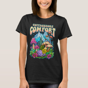 T-shirt Cottagecore Confort Goblincore Cottage Champignon