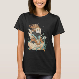 T-shirt Cottagecore Cool Créature Fée Goblincore Fleurs
