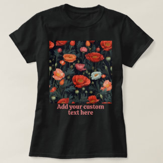 T-shirt Cottagecore Floral Fleur, Amoureux De La Nature